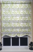 Zebra Stor Perde Yeşil Beyaz Etek Dilimli ST 032  Yeşil 30 x 200 - 3