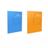 Gıpta Mica Tel Dikişli PP Kapak Defter A4 Kareli 80yp 2li - 1