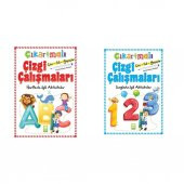 Çıkartmalı Çizgi Çalışmaları (Yazsil Kalemi Hediyeli) 2li - 1