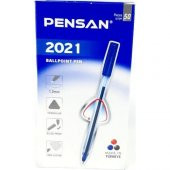 Pensan Tükenmez Kalem Üçgen 50 Li 1.0 mm Mavi - 1