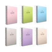Gıpta Pastoral 96 Yp. A4 Spiralli Pp. Kapak Defter - 3 Kareli, 3 Çizgili 6lı - 1