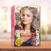 Colorx Saç Boyası Tekli Set - 9.1 AÇIK KÜLLÜ KUMRAL - 1