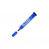 Hi-text 830 C Permanent Koli Kalemi Kesik Uç Mavi -12li - 1