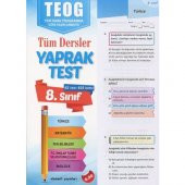 Element Yayınları 8. Sınıf Teog Tüm Dersler Yaprak Test - 1