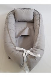 Battaniyeli Gri Babynest Bebek Yuvası - 1