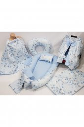 Mavi Kelebek 8 Parça Babynest Set - 1