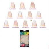Elly Nail0011 Doğal 24Lü French Takma Tırnak Set - 1