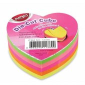 Noki Memo Kalp Şekilli 5 Renk 250 Sayfa No:12356 - 1