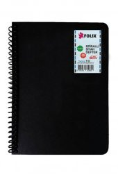 Folix Spiralli Siyah Defter 120 Gr. 17 x 24 Cm. 40 Yp. - 1