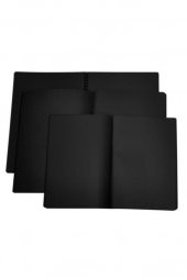 Folix Spiralli Siyah Defter 120 Gr. 17 x 24 Cm. 40 Yp. - 2