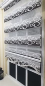 Zebra Stor Perde Kahverengi Beyaz Gümüş Simli Renk Geçişli Etek Dilimli ST 039  Kahverengi 190 x 260 - 2