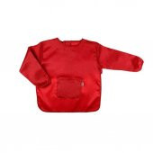Nova Color Nc-4107Ma Öğrenci Çalışma Önlüğü Kırmızı - 1