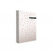 Gıpta Polka Notes 17 x 24 Spiralli Defter Sert Kapak 120 Yaprak Kareli - 1