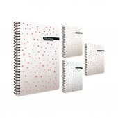 Gıpta Polka Notes 17 x 24 Spiralli Defter Sert Kapak 120 Yaprak Kareli - 2