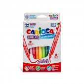 Carioca Birello Jumbo Süper Yıkanabilir Çift Uçlu Keçeli Boya Kalemi - 1
