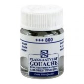 Talens Guaj Boya 16 ml 800 Metalik Gümüş - 1