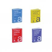 Sözlük Seti OFİSİNN NO : 102 4lü Plastik Kapak Türkçe-İngilizce-Yazım-Atasözleri - 1