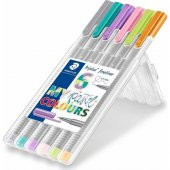 Staedtler Fineliner Pastel Renkler 6Lı 334 Sb6Cs10 - 1