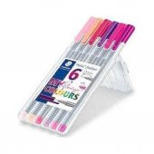 Staedtler Keçeli Kalem 6Lı Flamingo 323 Sb6Cs6 - 1