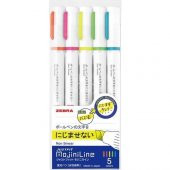 Zebra Justfıt Fosforlu Kalem 5lı Set MOJILINE-5 - 1