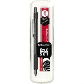 Scrikss Graph-X Metal Versatil Kalem 0.5 Mm Mat Siyah 3Lü Set - 1