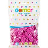 Gemar Metalik Balon 100lü Paket Gül Rengi - 1