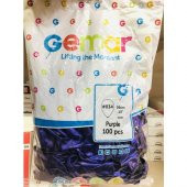 Gemar Metalik Balon 100lü Paket  Mor - 2
