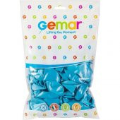 Gemar Metalik Balon 100lü Paket Açık Mavi - 2