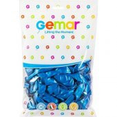 Gemar Metalik Balon 100lü Paket Mavi - 2