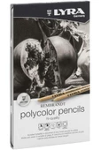 Lyra Rembrandt Polycolor Gri Tonlar Kuru Boya 12 Renk thumbnail 1