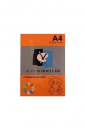 Alex Schoeller 640 A4 Fotokopi Kağıdı 500 lü Fosforlu Safran - 1