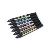 Winsor & Newton Promarker Kalem Seti 6 Renk Pastel Tones Set Pastel Tonlar - 2