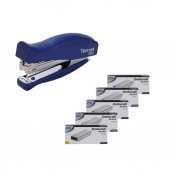 Temat 7500 Zımba Makinesi 24/6 Mavi + 5 Adet Tel - 1