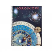 Özgün Horoscope A4 Sert Kapak Spiralli Defter 150 Yaprak Kareli - 1