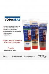 Vodaseal Çok Amaçlı Yer Beton Ahşap Mermer Parke Tamir Yüzey Macunu Beyaz 200 gr - 1