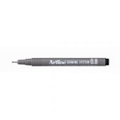 Artline Teknik Çizim Kalemi 0.8 Mm Siyah - 1