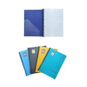 Gıpta Chromo 140 Yp. A4 Spiralli Pp. Kapak Defter Kareli 4'lü - 1