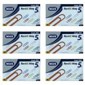 Mas 295 Renkli Dev Ataş 6 Adet - 1