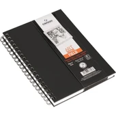 Canson 18x25 Spiralli Sert Kapak One Defter 90 Sayda Düz 96 Gr. - 1