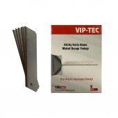 Vıp-Tec Maket Bıçağı ( Falçata ) Yedeği 9 Mm ( Küçük ) VT876000 10LU - 1