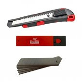 Vıp-Tec VT875117 Metal Profesyonel Maket Bıçağı 160x20mm + 10 Adet Yedek - 1