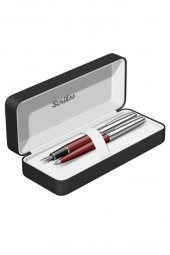 Scrikss Dolmakalem+Tükenmez 78 Bordo Lüks Kutu - 3