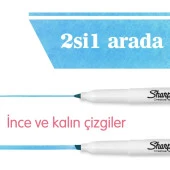 Sharpie Snote Fosforlu Kalem Kesik uç, 4'lü Karışık Renk thumbnail 3