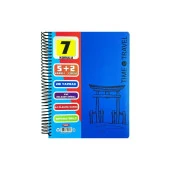 Tokaç 5 + 2 Spiralli PP Kapak A4 Ayraçlı Defter 7 Bölmeli 210 Yaprak 70 Gram - 1