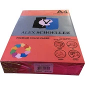 Alex Schoeller 650 A4 Fotokopi Kağıdı 500 lü Kırmızı - 1