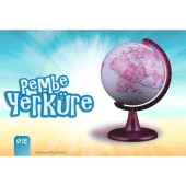Gürbüz 15 Cm Pembe Dünya Küre, 43152 - 1