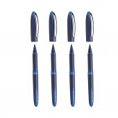 Schneider One Business 0,6 Mm Roller İmza Kalemi Mavi 4 Adet - 1