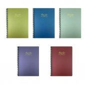 Gıpta Metal Notes A4 Spiralli Defter PP Kapak 100 Yaprak Kareli 5Lİ - 1