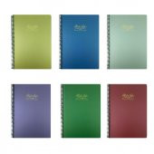 Gıpta Metal Notes A4 Spiralli Defter PP Kapak 100 Yaprak Kareli 4LÜ - 2