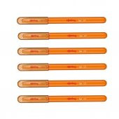 Rotring Jel Mürekkepli Tükenmez Kalem Turuncu 6lı - 1